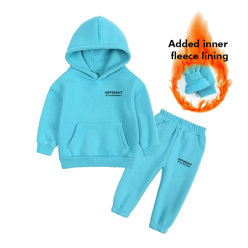 Kids Organic Cotton Hoodie & Sweatpants Set – Different Collection