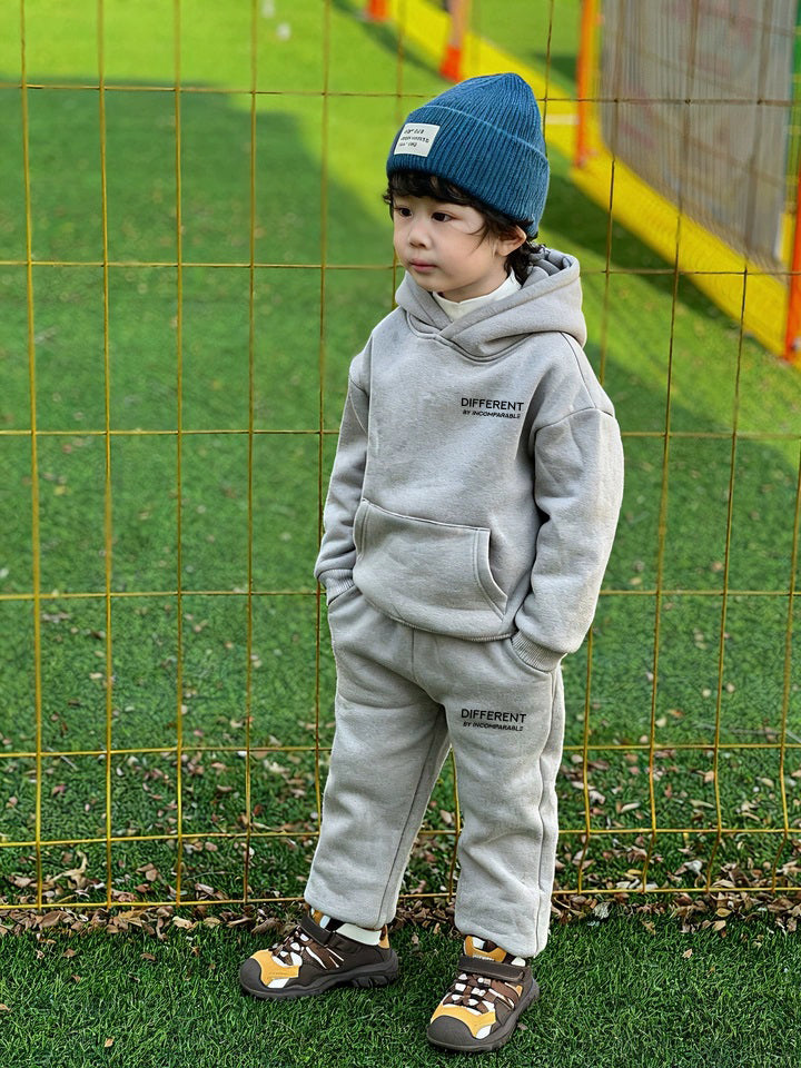 Kids Different Hoodie Pants Set