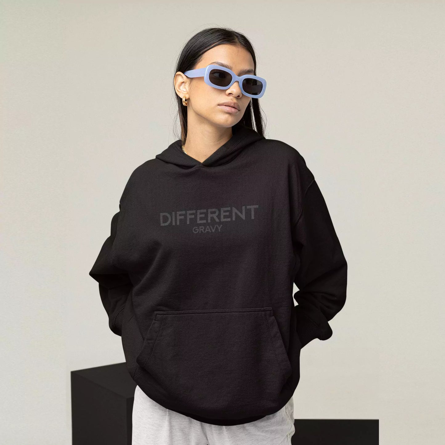 Different Gravy Hoodie Black