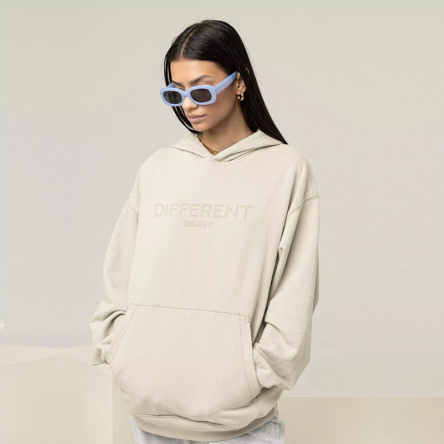Different Gravy Hoodie Cream