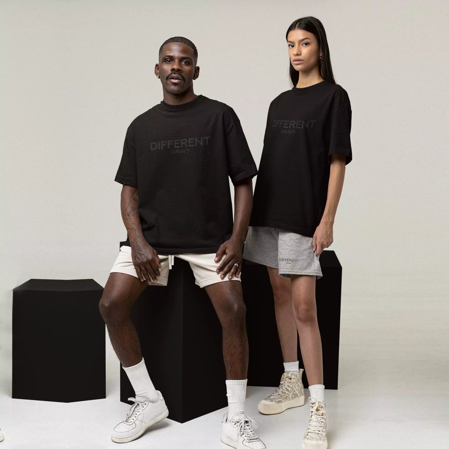 Different Gravy Tee Black