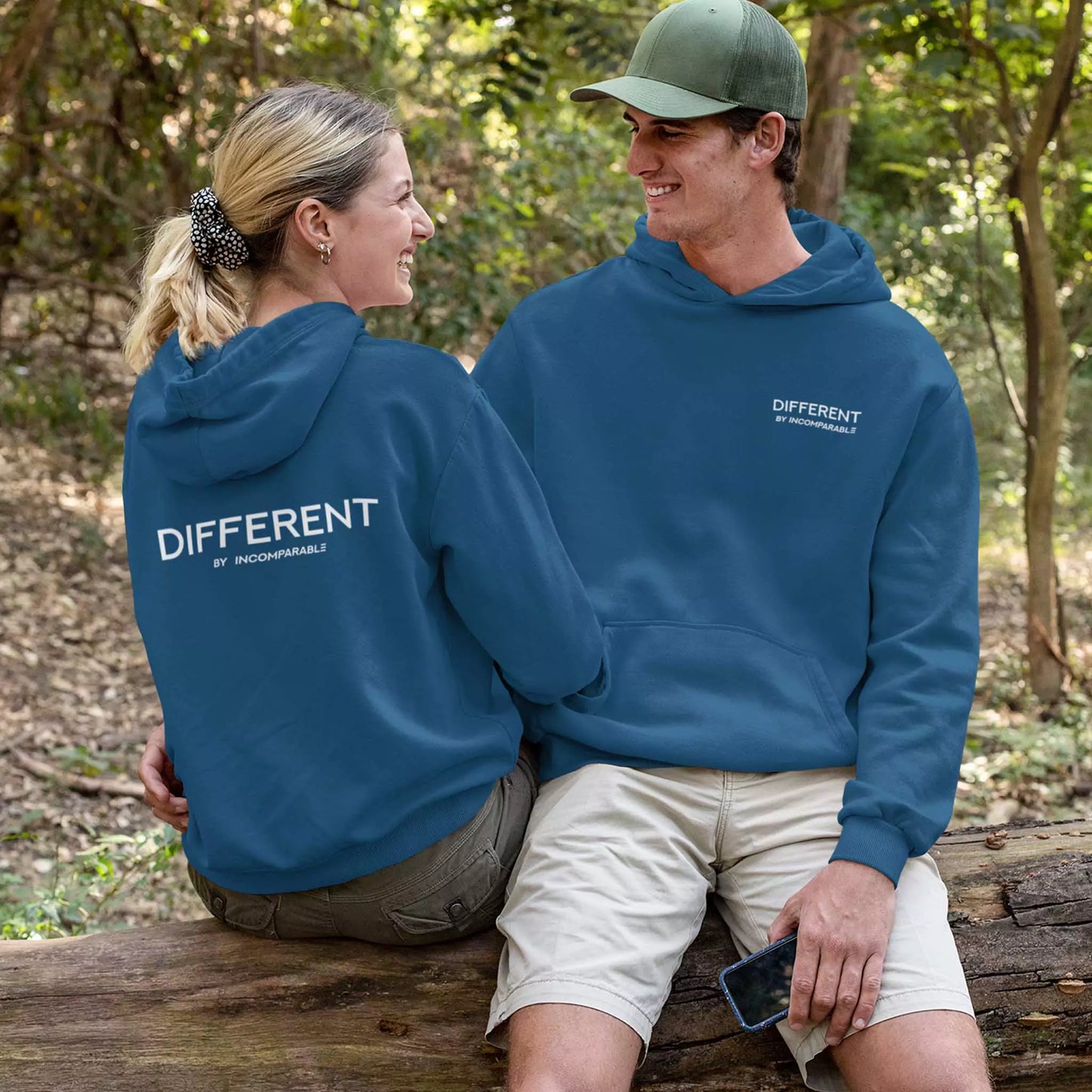 Different Hoodie Arctic Blue