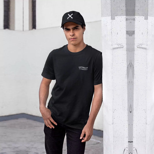 비교할 수 없는 캡 블랙