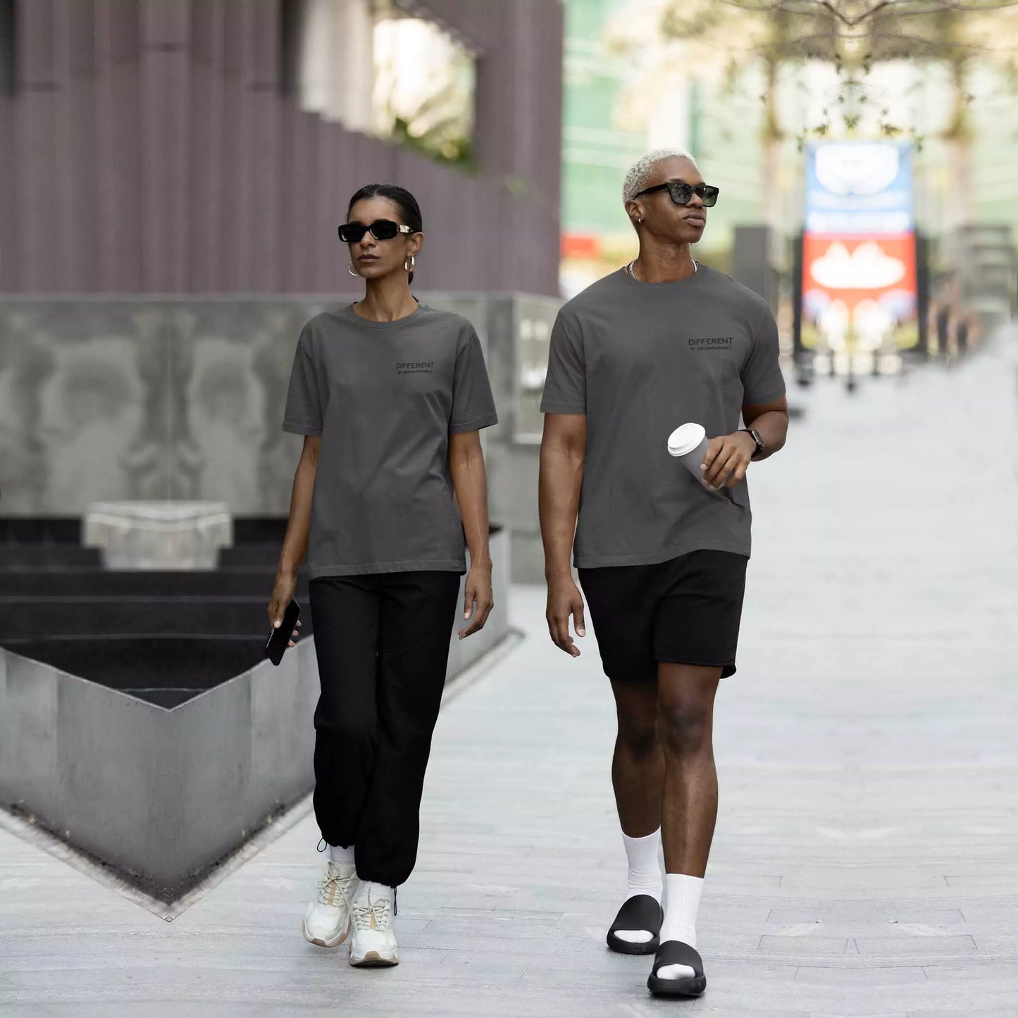 Different Tee Grey Dark