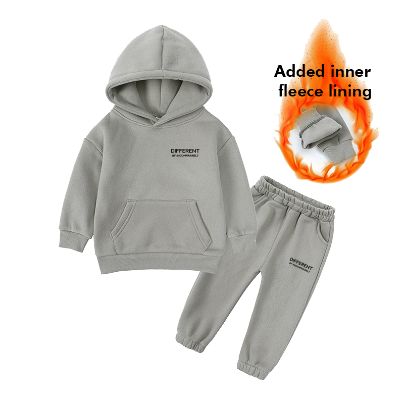Kids Different Hoodie Pants Set
