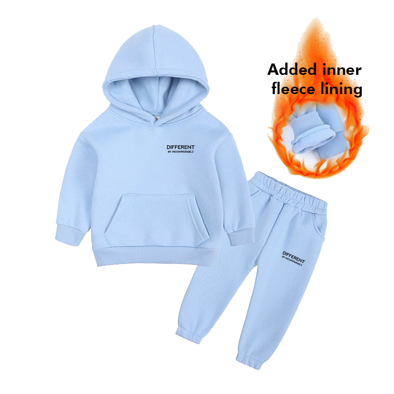 Kids Different Hoodie Pants Set