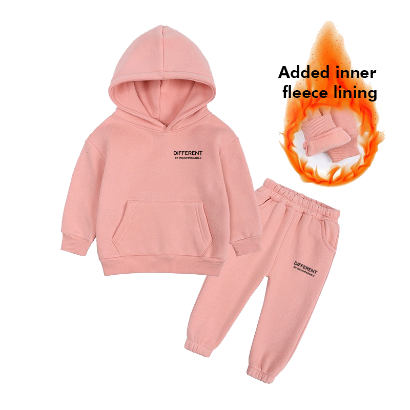 Kids Different Hoodie Pants Set