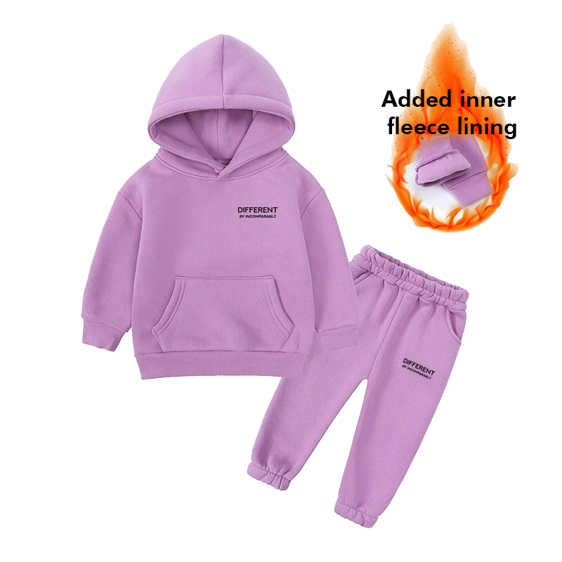 Kids Different Hoodie Pants Set