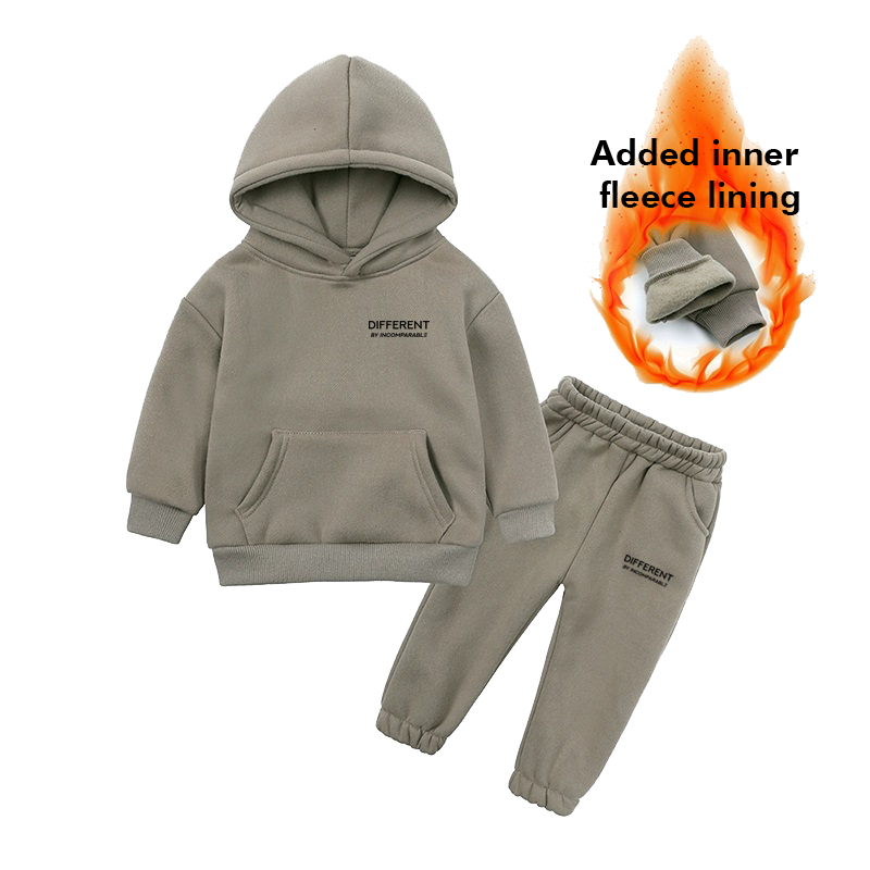 Kids Different Hoodie Pants Set