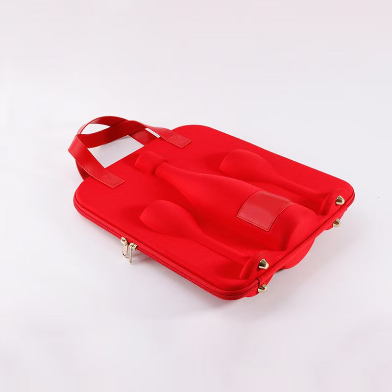 Wine Bag with Glasses – Picnic Bottle & Glass Carrier | Incomparable Sweden