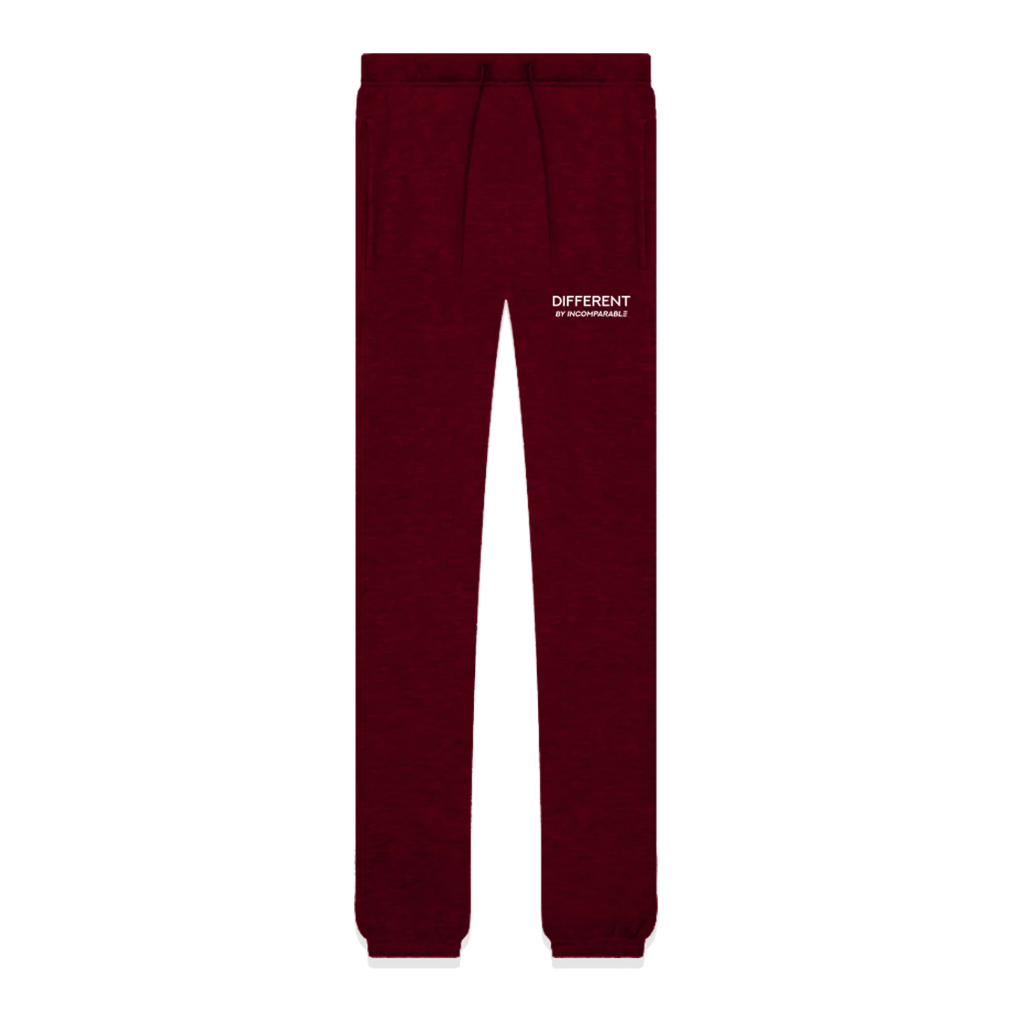 Relaxed Fit Organic Sweatpants – Different Sweatpants Burgundy