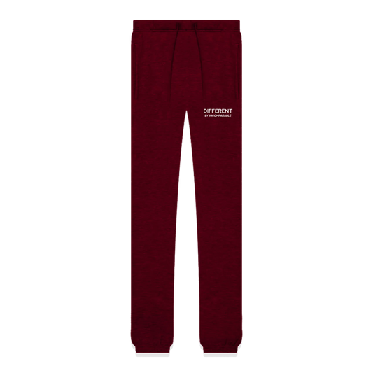 Relaxed Fit Organic Sweatpants – Different Sweatpants Burgundy