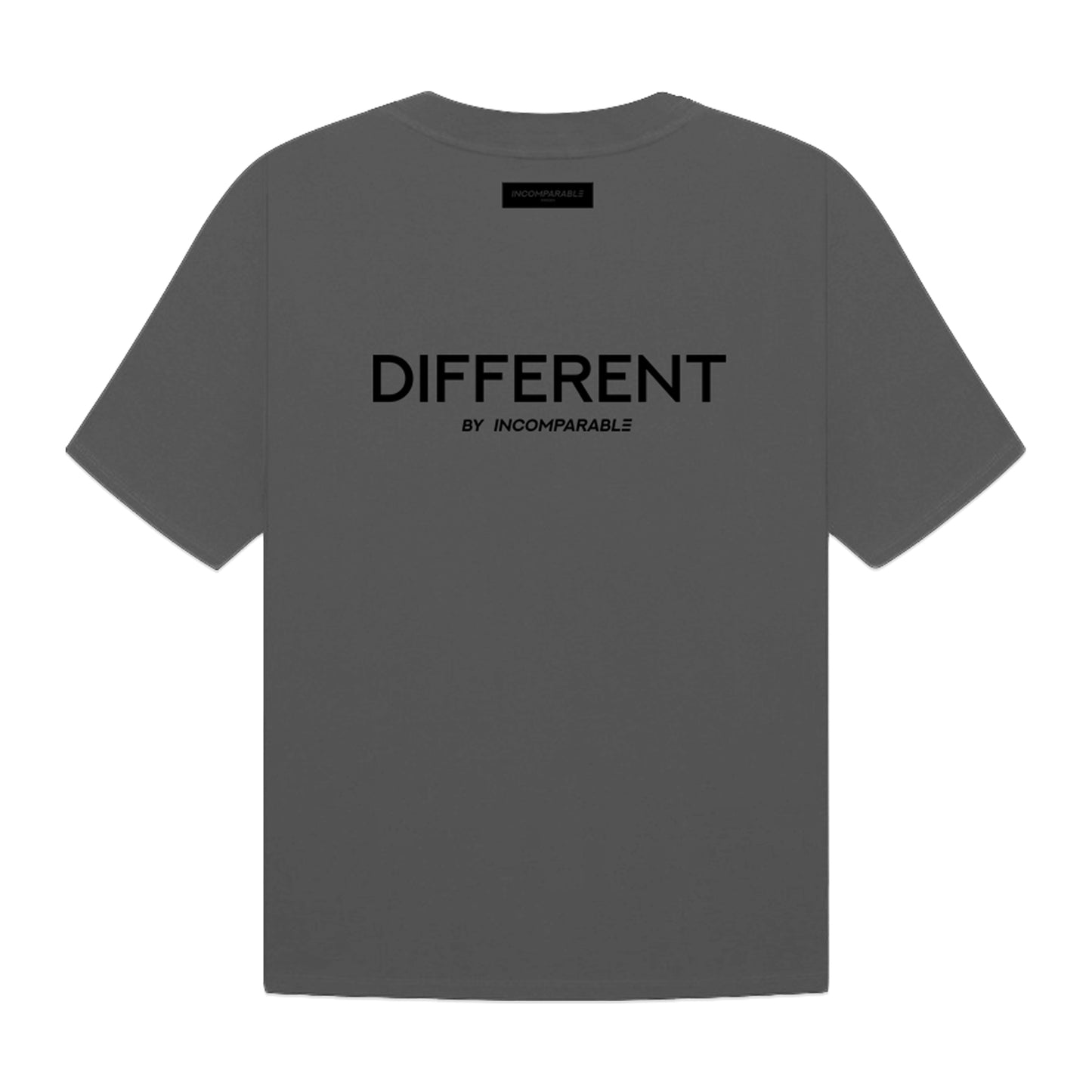 Oversized Organic Cotton T-Shirt – Different Tee Charcoal