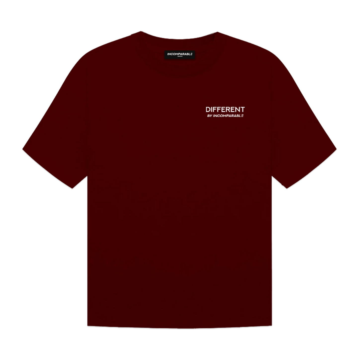 Oversized Organic Cotton T-Shirt – Different Tee Burgundy