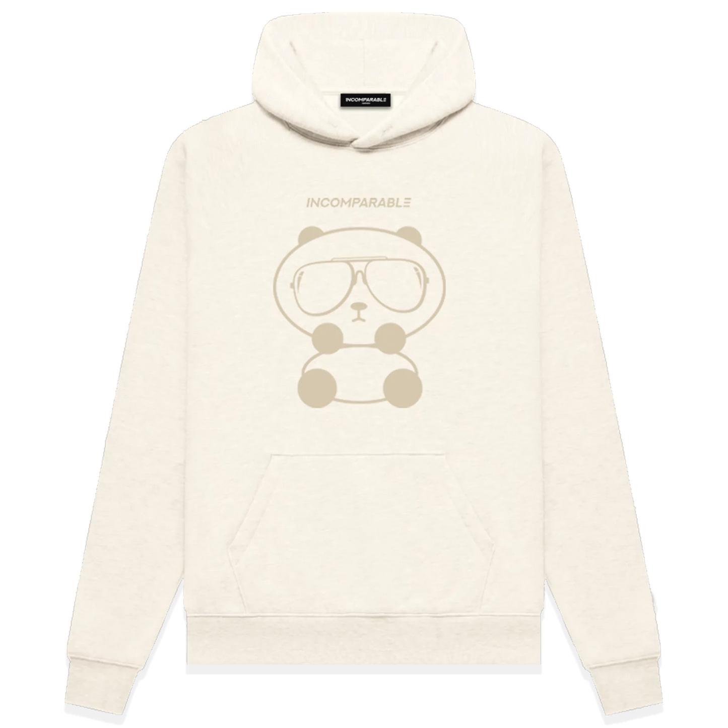 Panda Hoodie Pastel Cream