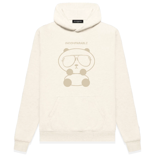 Panda Hoodie Pastel Cream