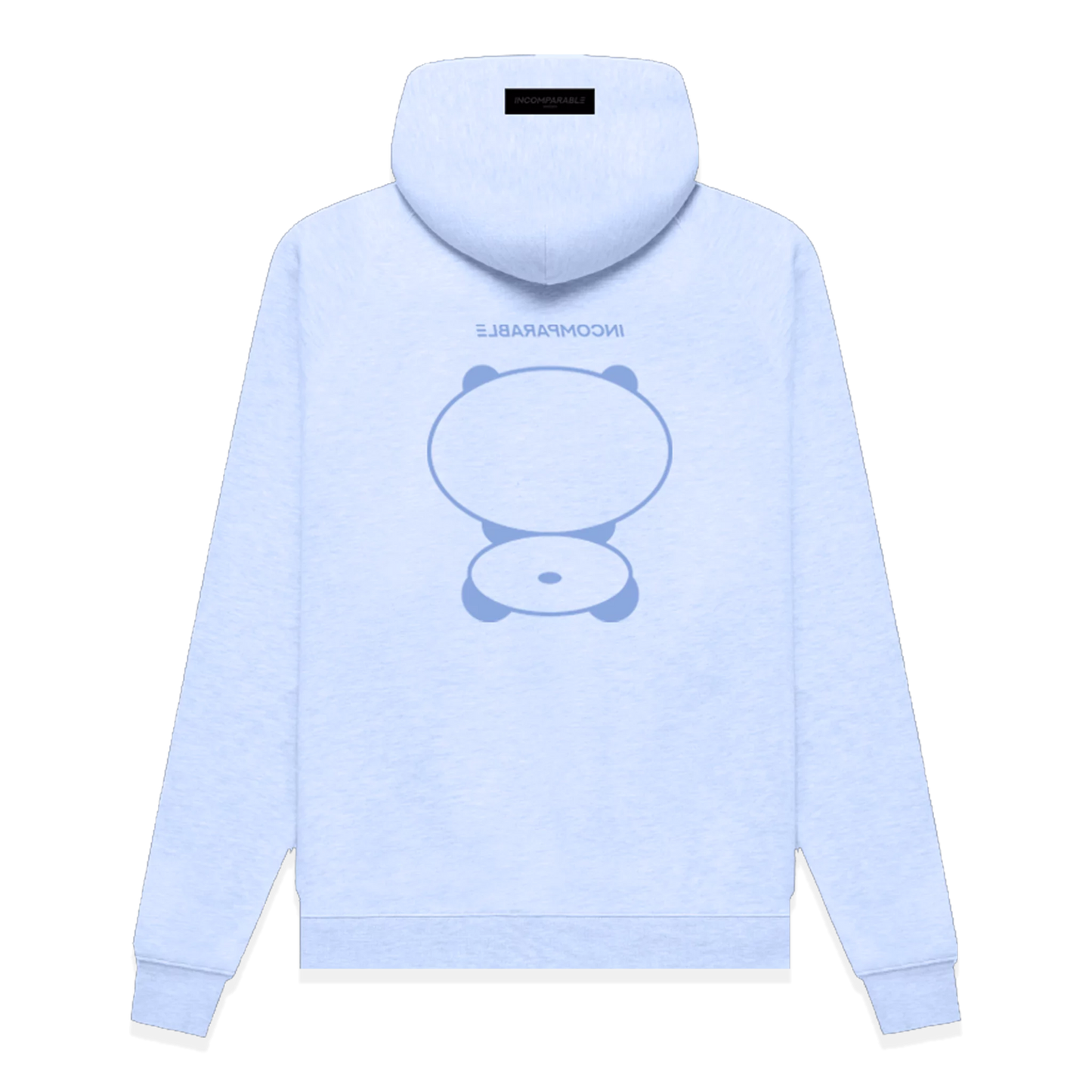 Panda Hoodie Pastel Blue