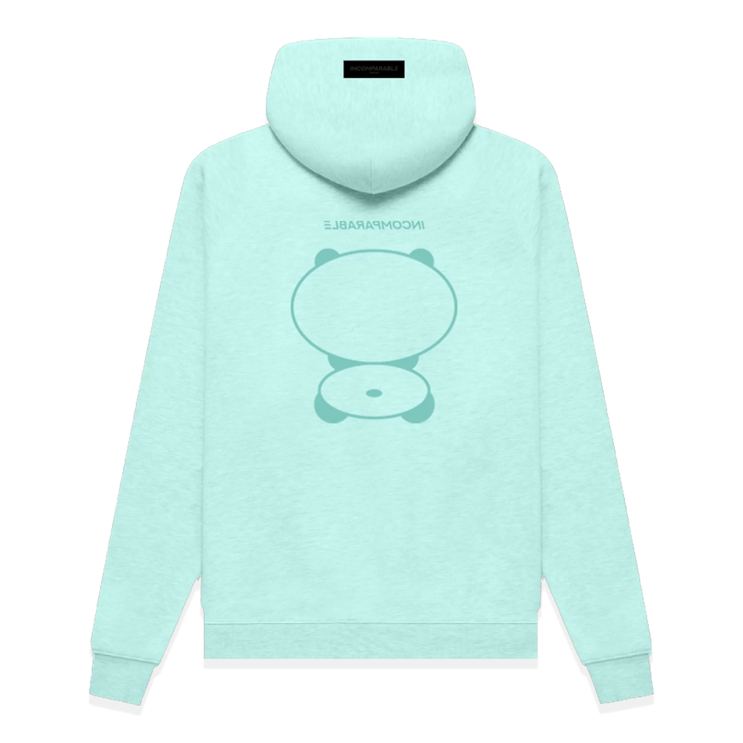 Panda Hoodie Pastel Green