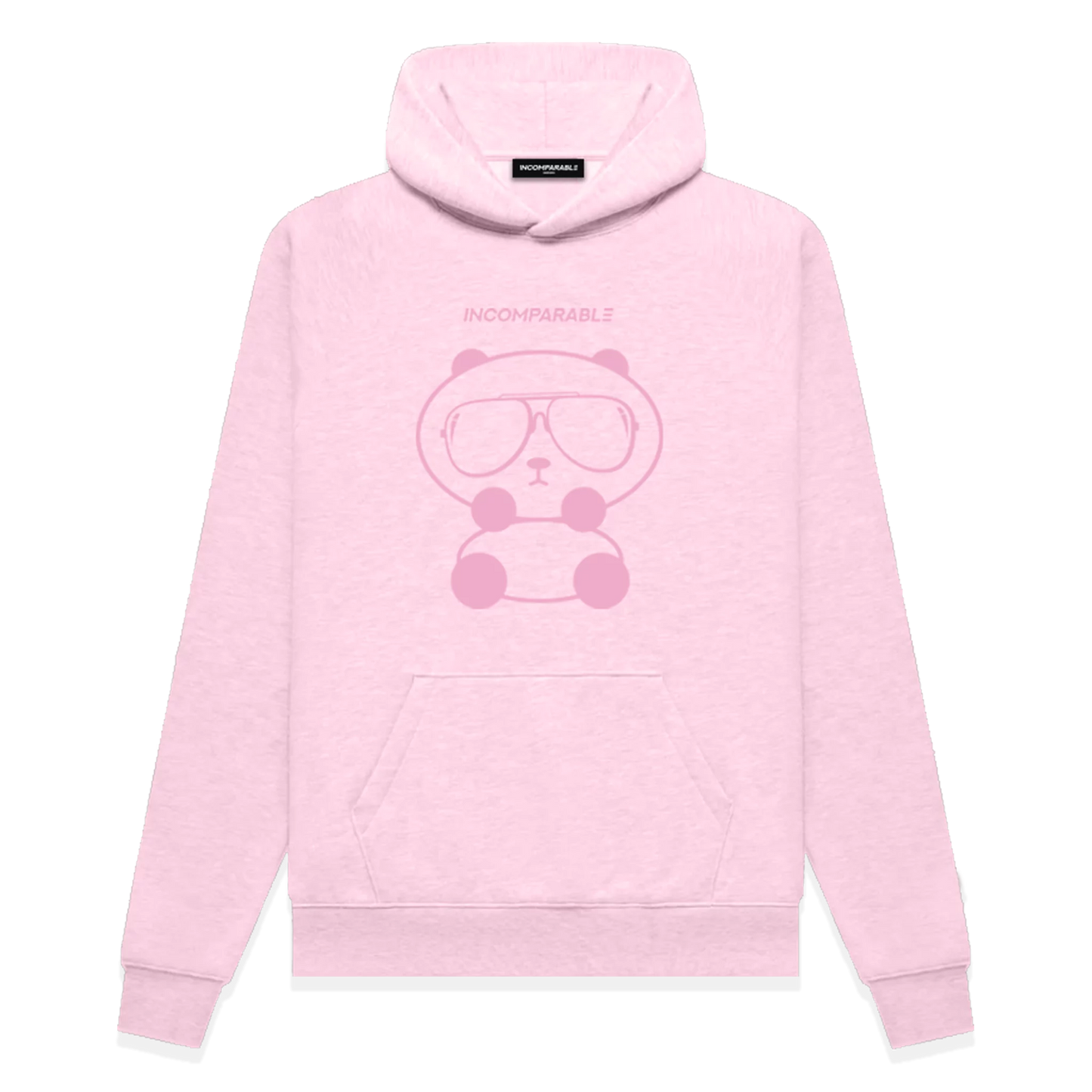 Panda Hoodie Pastel Pink