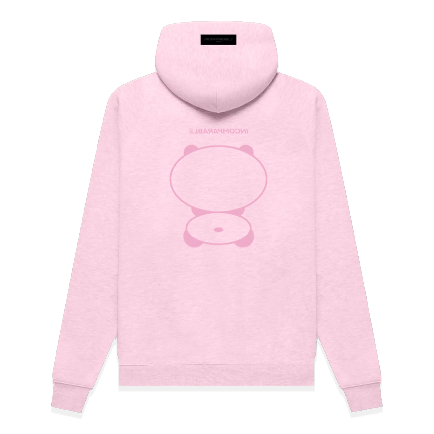 Panda Hoodie Pastel Pink