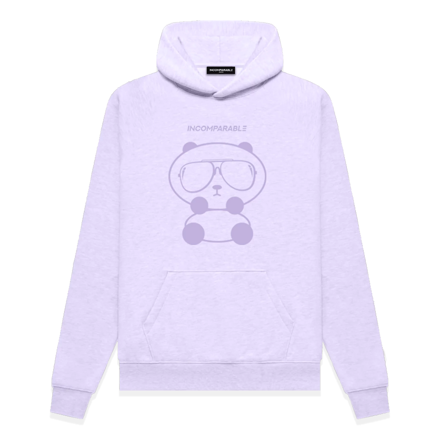 Panda Hoodie Pastel Purple