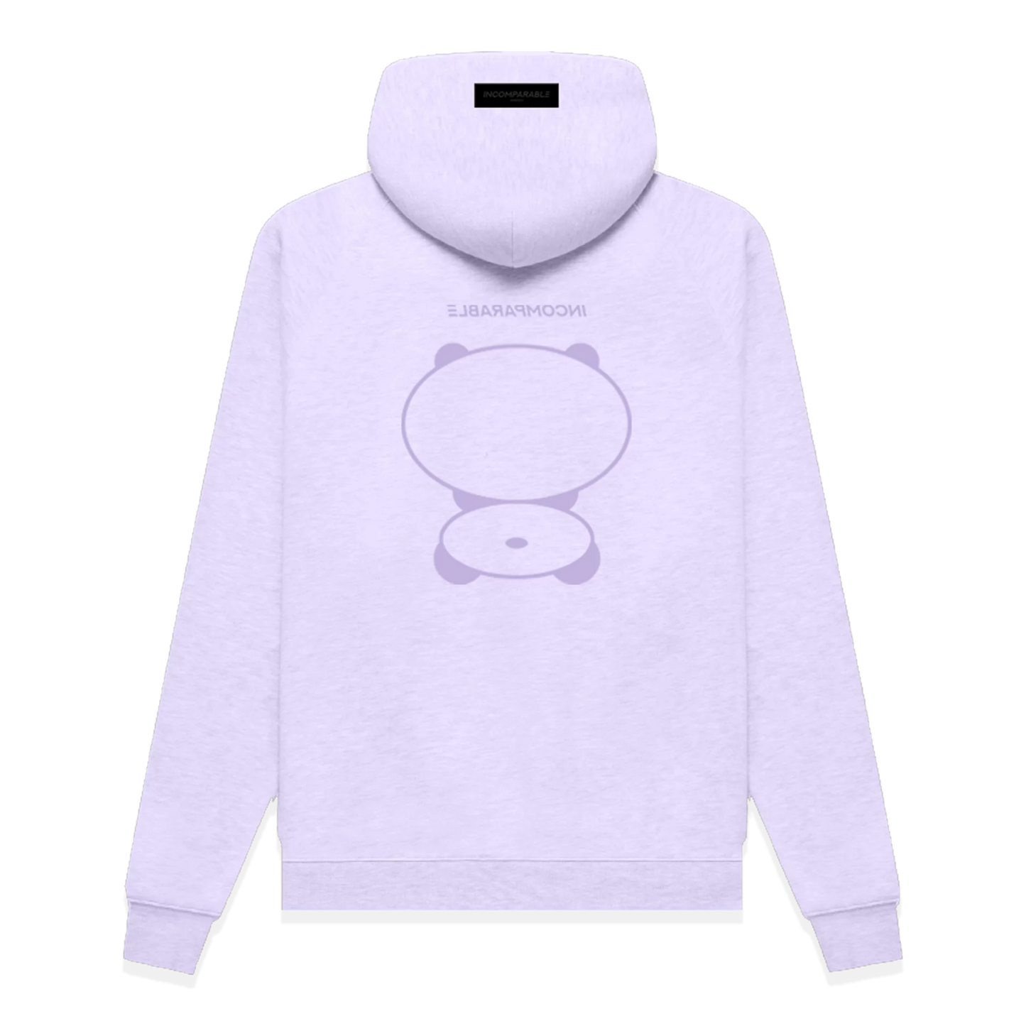 Panda Hoodie Pastel Purple