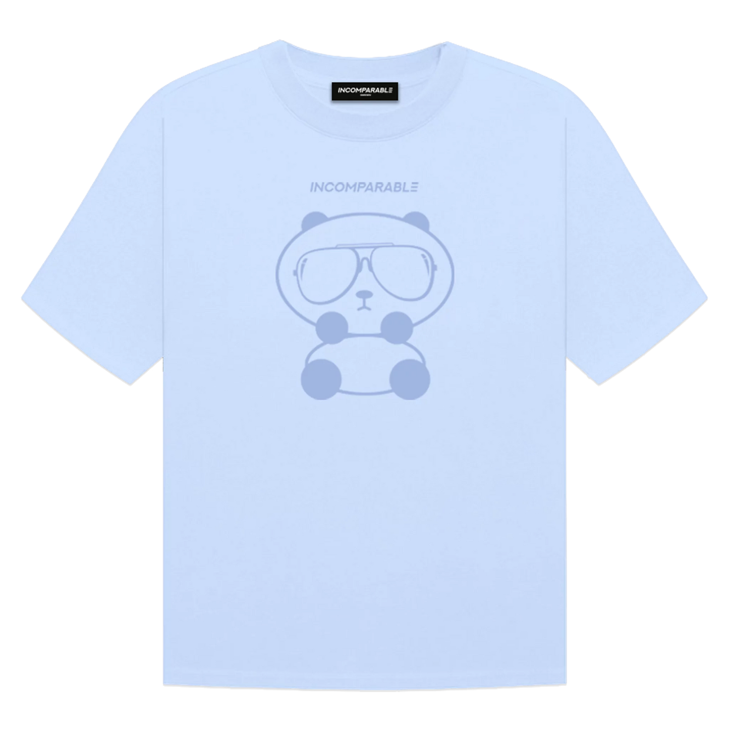 Panda Tee Pastel Blue