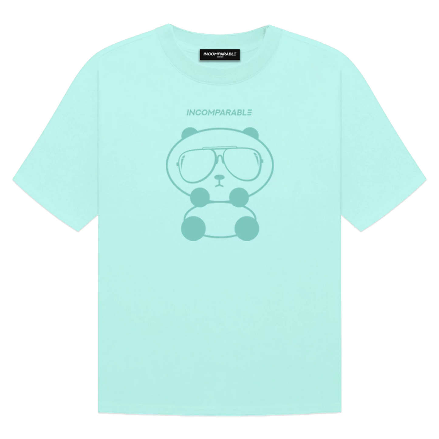 Panda Tee Pastel Green