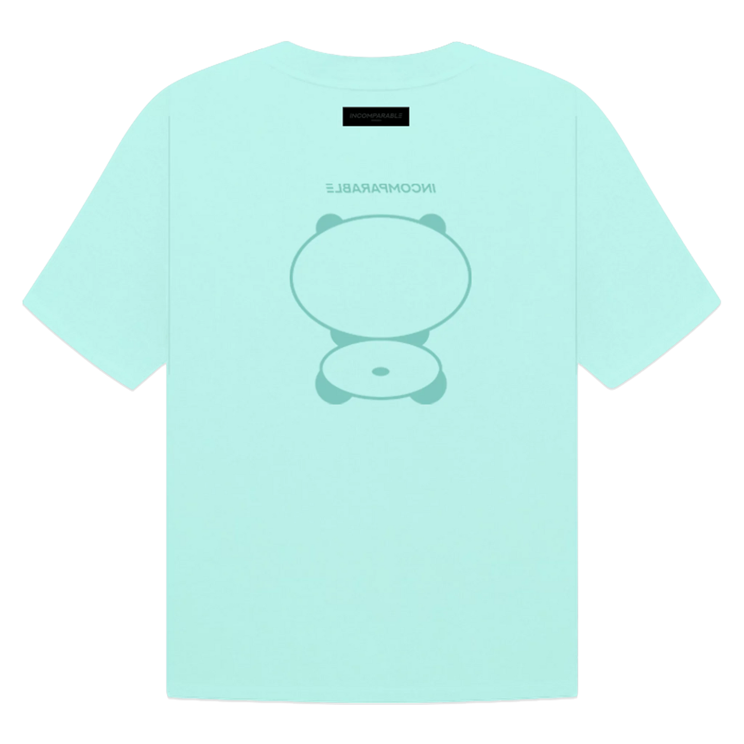 Panda Tee Pastel Green