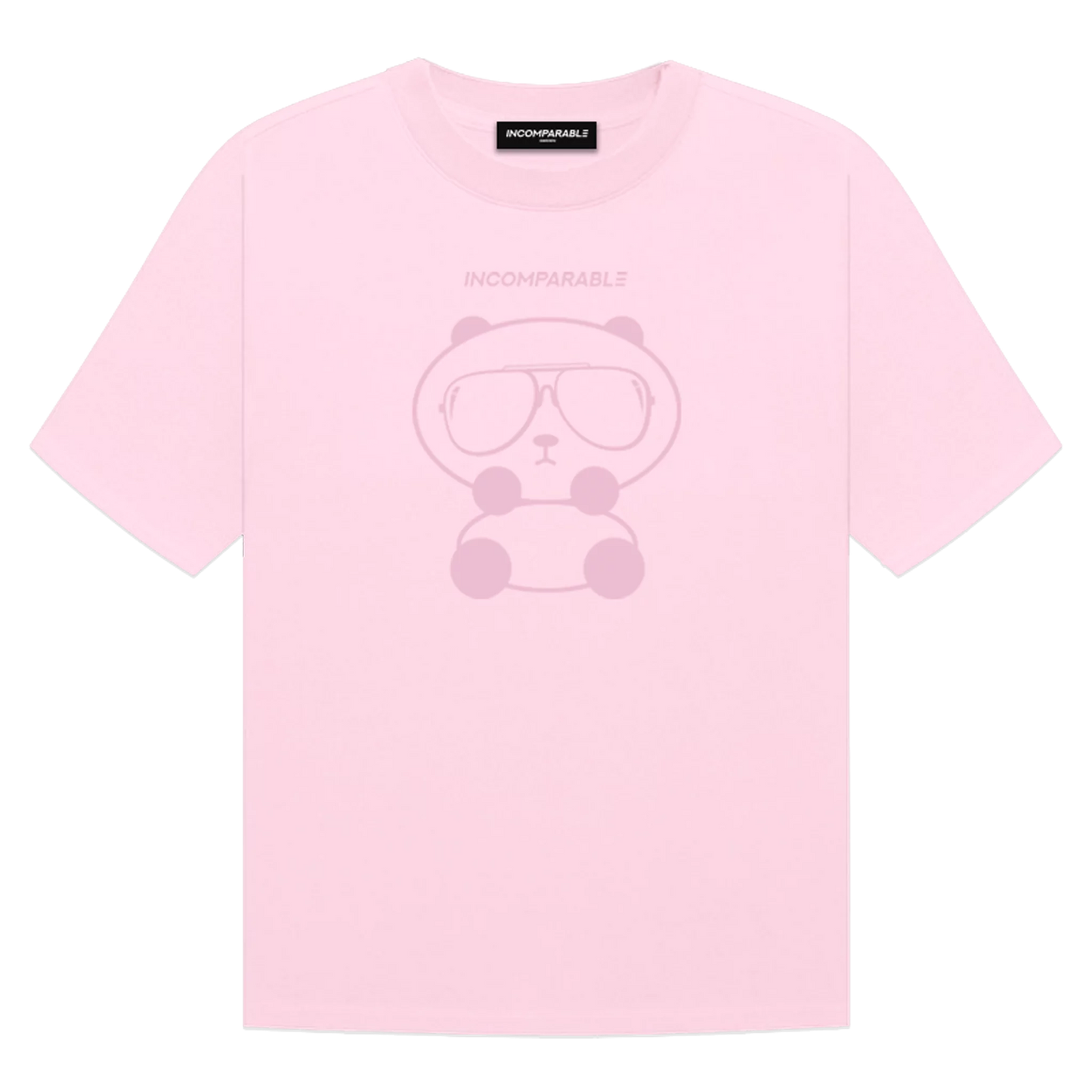 Panda Tee Pastel Pink