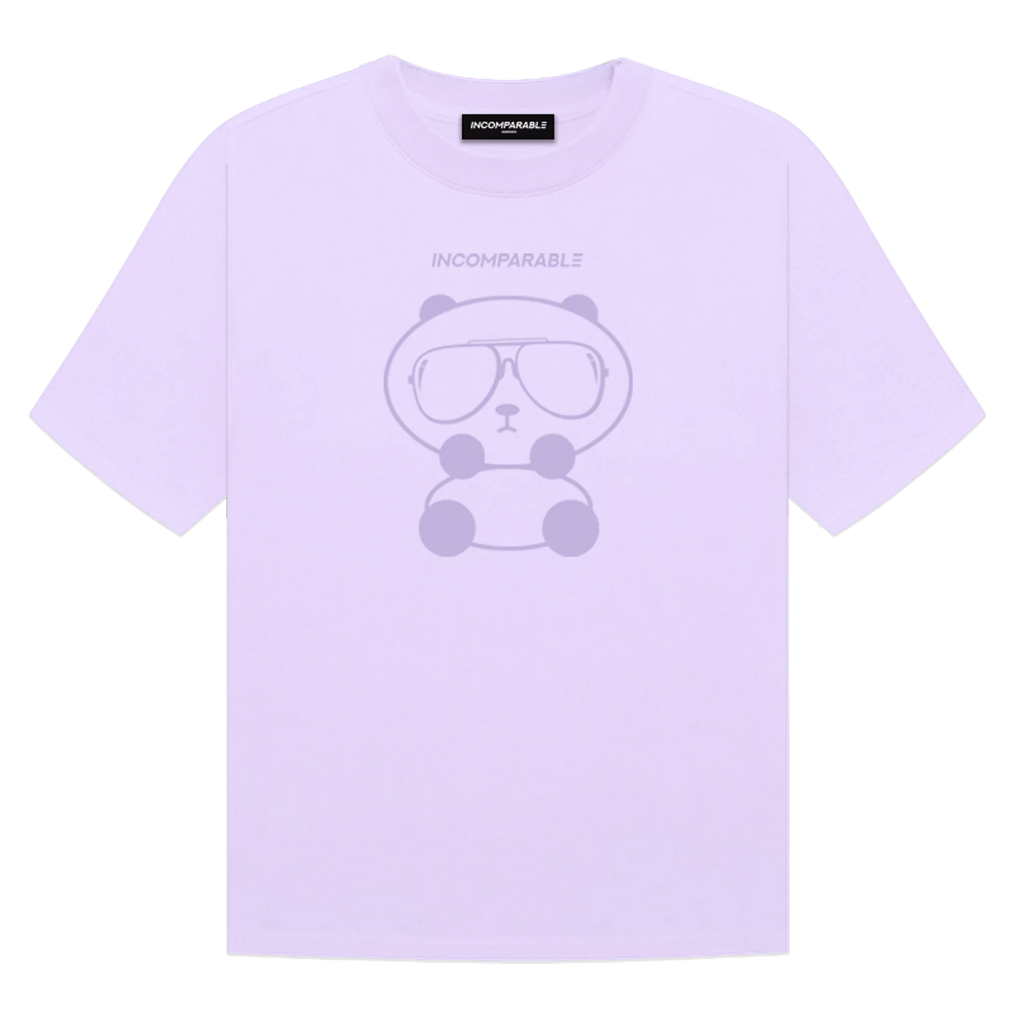 Panda Tee Pastel Purple