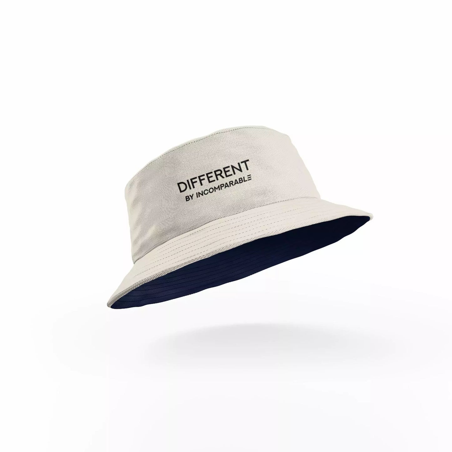 Different Bucket Hat Cream/Navy