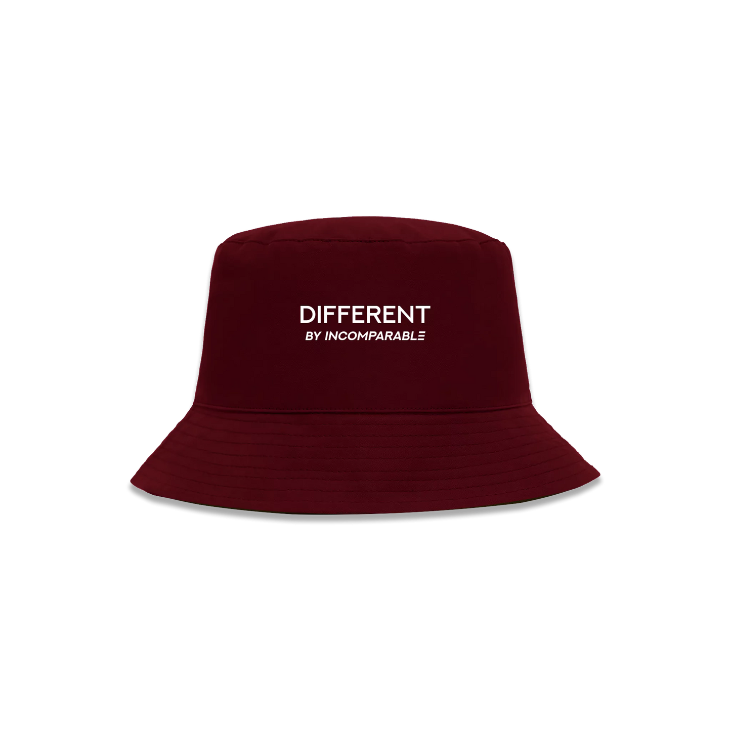 Different Bucket Hat Grey Dark/Maroon