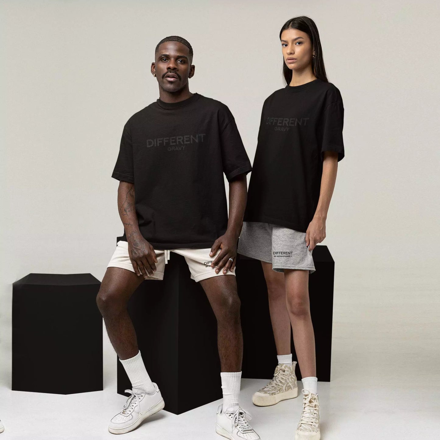 Relaxed Fit Organic Cotton Shorts – Different Shorts Burgundy