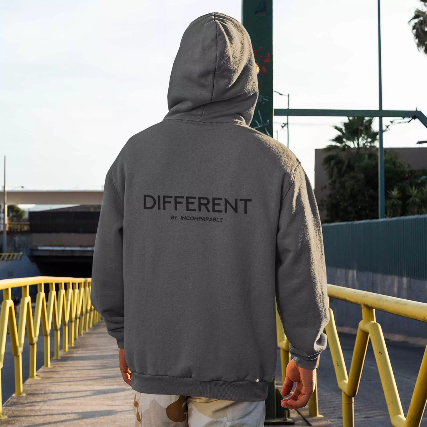 Different Hoodie Grey Dark