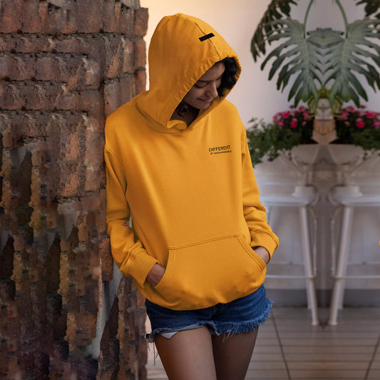 Oversized Organic Cotton Blend Hoodie – Different Hoodie Burnt Orange