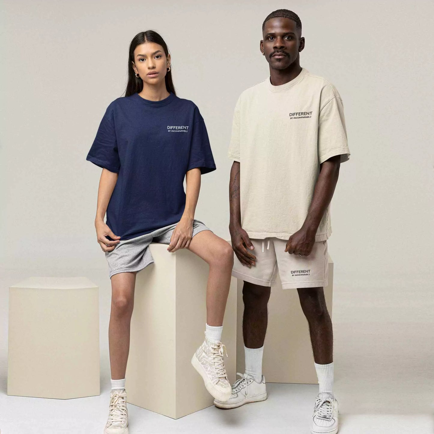 Relaxed Fit Organic Cotton Shorts – Different Shorts Burgundy