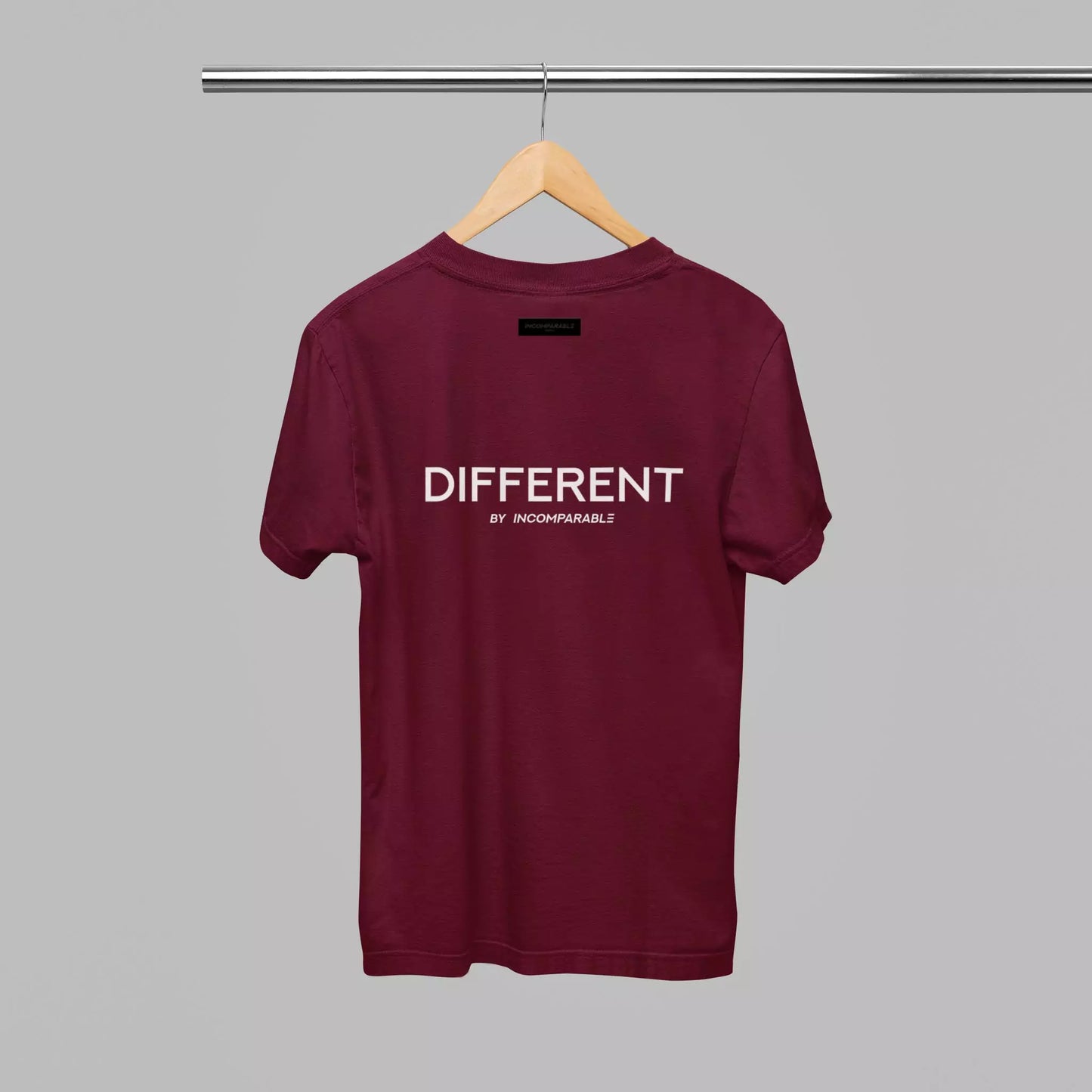 Oversized Organic Cotton T-Shirt – Different Tee Burgundy