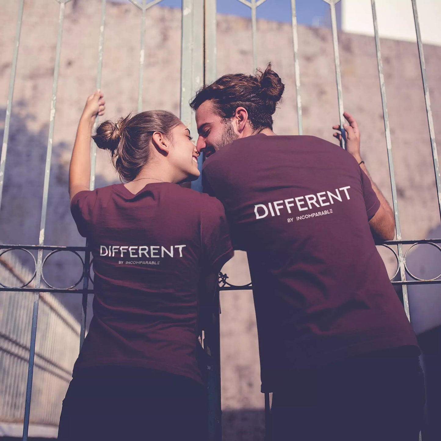 Oversized Organic Cotton T-Shirt – Different Tee Burgundy