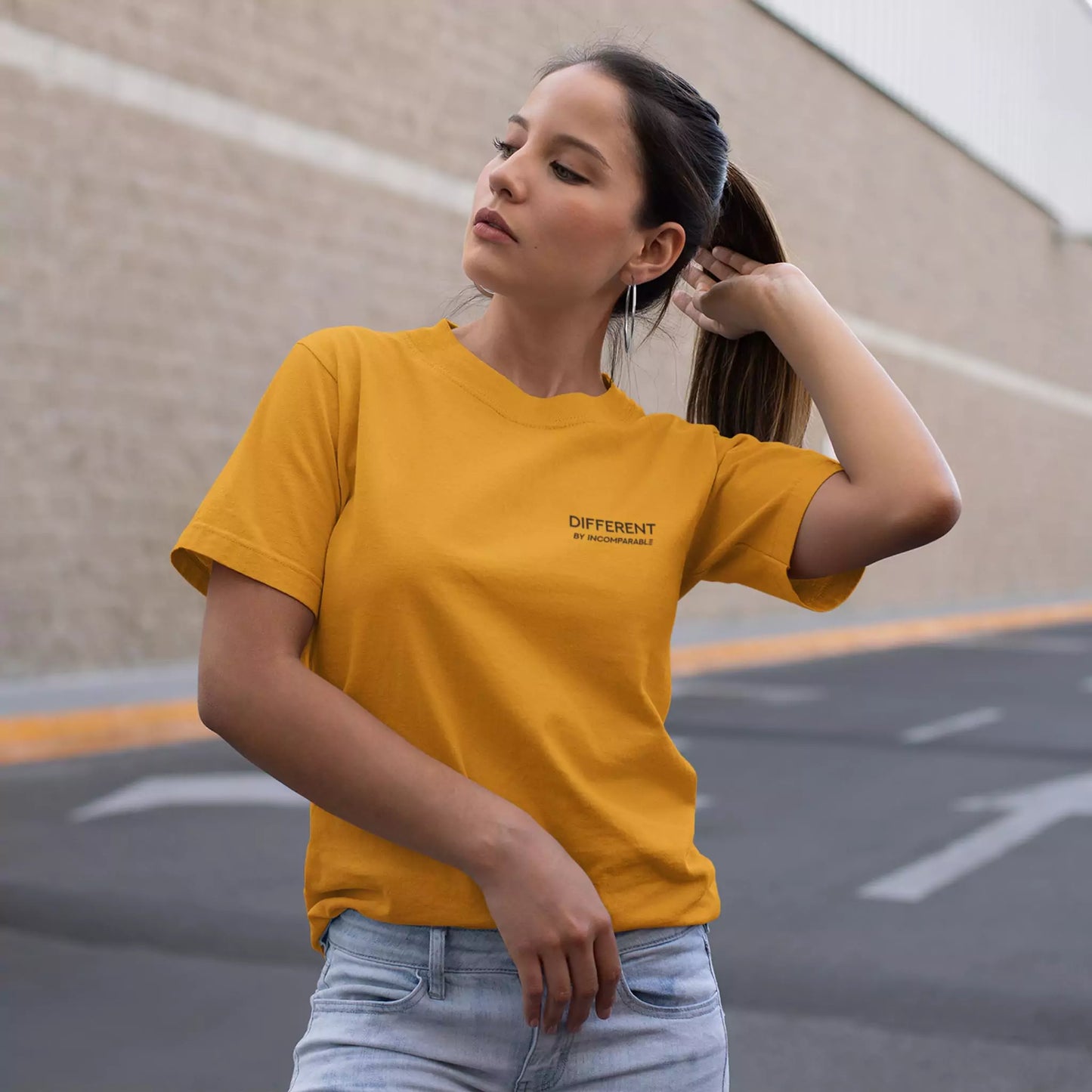 Oversized Organic Cotton T-Shirt – Different Tee Burnt Orange