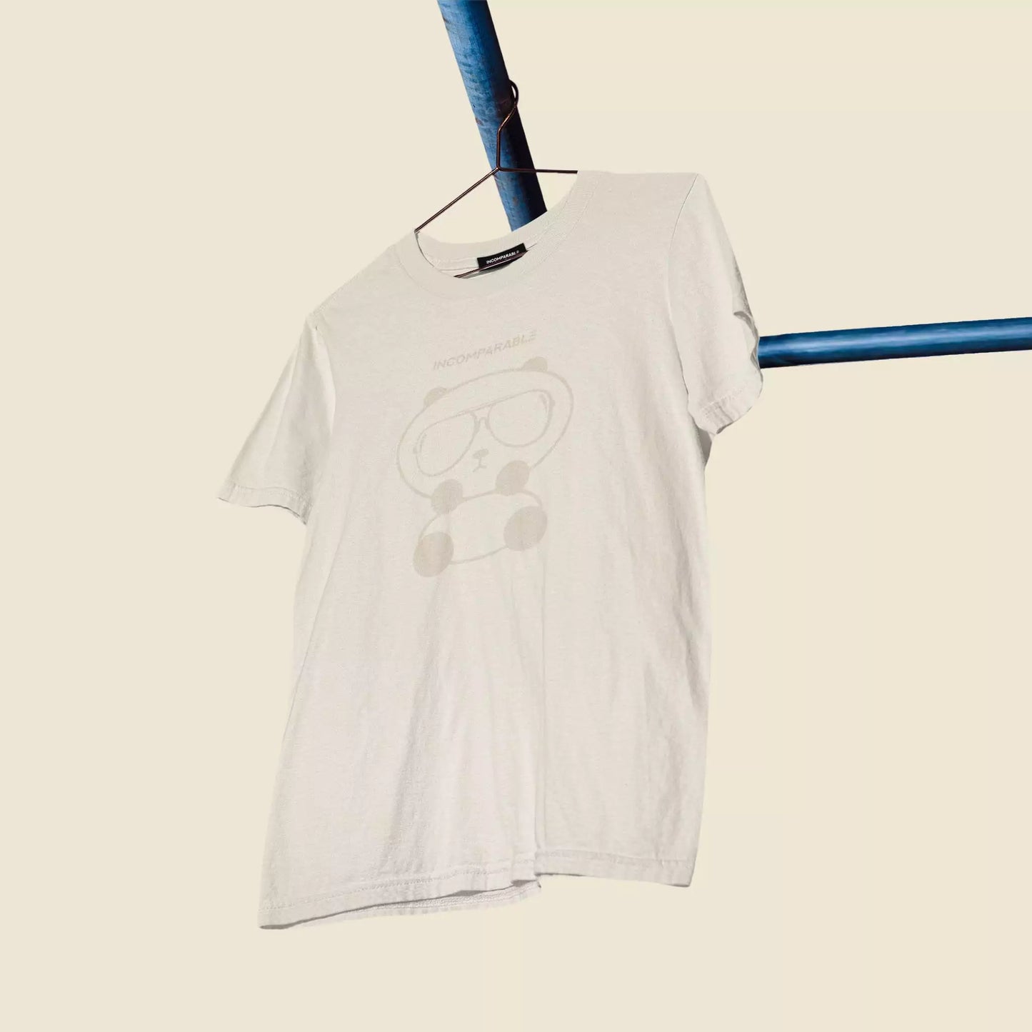 Panda Tee Pastel Cream